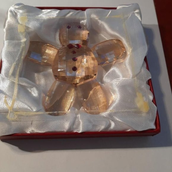 Simon Design Gingerbread Crystal Paperweight NIB - Picture 2 of 4